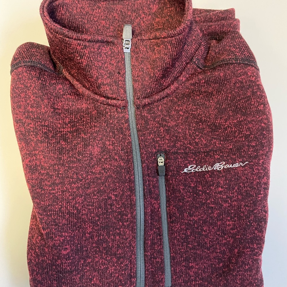 Eddie Bauer Men’s 1/4 Zip Fleece Sweater